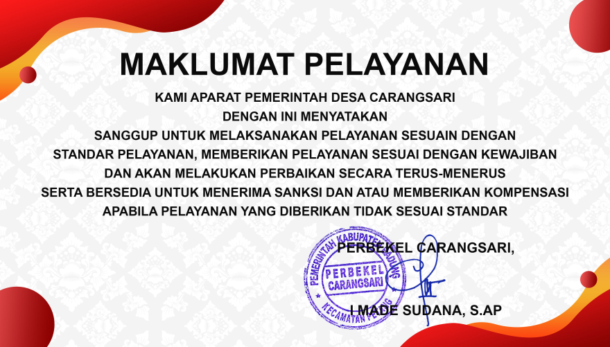 Maklumat Pelayanan